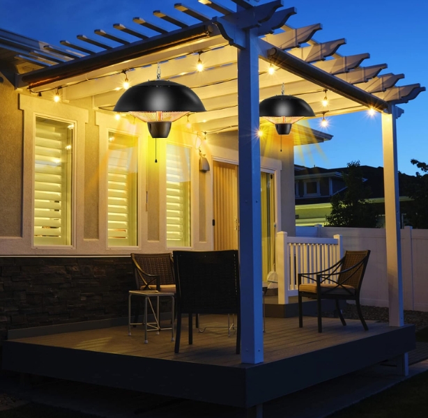 Infrared wall heater for bathroom